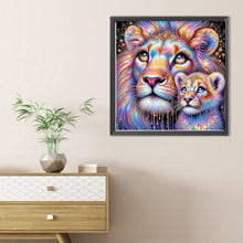 Load image into Gallery viewer, Lion 40*40CM(Canvas) Full Round Drill Diamond Painting
