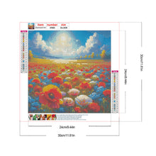 Load image into Gallery viewer, Clear Sky And Sea Of Flowers 30*30CM(Canvas) Full Round Drill Diamond Painting
