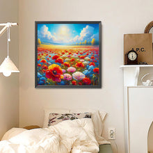 Load image into Gallery viewer, Clear Sky And Sea Of Flowers 30*30CM(Canvas) Full Round Drill Diamond Painting
