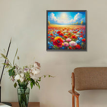 Load image into Gallery viewer, Clear Sky And Sea Of Flowers 30*30CM(Canvas) Full Round Drill Diamond Painting
