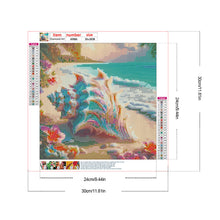 Load image into Gallery viewer, Colorful Shells On The Beach 30*30CM(Canvas) Full Round Drill Diamond Painting
