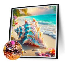 Load image into Gallery viewer, Colorful Shells On The Beach 30*30CM(Canvas) Full Round Drill Diamond Painting
