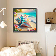 Load image into Gallery viewer, Colorful Shells On The Beach 30*30CM(Canvas) Full Round Drill Diamond Painting
