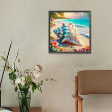 Load image into Gallery viewer, Colorful Shells On The Beach 30*30CM(Canvas) Full Round Drill Diamond Painting
