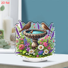 Load image into Gallery viewer, Acrylic 2D Flat Print Garden Pond DIY Desktop Diamond Art Kits for Adults
