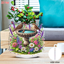 Load image into Gallery viewer, Acrylic 2D Flat Print Garden Pond DIY Desktop Diamond Art Kits for Adults
