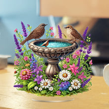 Load image into Gallery viewer, Acrylic 2D Flat Print Garden Pond DIY Desktop Diamond Art Kits for Adults
