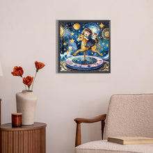 Load image into Gallery viewer, Starry Sky Playground Children 30*30CM(Picture) Full AB Round Drill Diamond Painting
