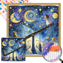 Load image into Gallery viewer, Starry Sky Playground Children 30*30CM(Picture) Full AB Round Drill Diamond Painting
