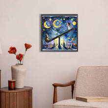 Load image into Gallery viewer, Starry Sky Playground Children 30*30CM(Picture) Full AB Round Drill Diamond Painting
