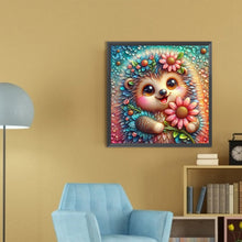 Load image into Gallery viewer, Cute Hedgehog 30*30CM(Picture) Full AB Round Drill Diamond Painting
