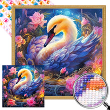 Load image into Gallery viewer, Swan 30*30CM(Picture) Full AB Round Drill Diamond Painting
