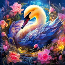 Load image into Gallery viewer, Swan 30*30CM(Picture) Full AB Round Drill Diamond Painting
