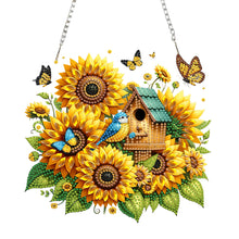 Load image into Gallery viewer, Acrylic 2D Flat DIY Sunflower Hanging Diamond Art Kits Wall Door Decoration
