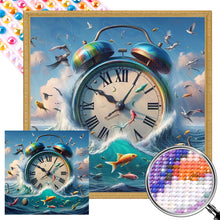 Load image into Gallery viewer, Alarm Clock In Water 40*40CM(Picture) Full AB Round Drill Diamond Painting
