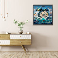 Load image into Gallery viewer, Alarm Clock In Water 40*40CM(Picture) Full AB Round Drill Diamond Painting
