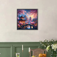 Load image into Gallery viewer, Small Bridge Pavilion 40*40CM(Picture) Full AB Round Drill Diamond Painting
