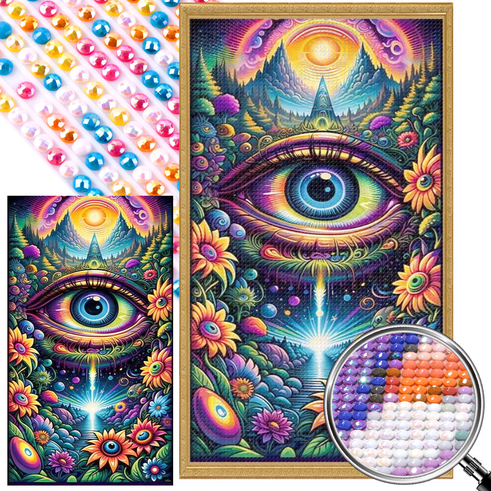 Nature'S Eye 40*70CM(Picture) Full AB Round Drill Diamond Painting