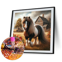 Load image into Gallery viewer, Horses 40*40CM(Canvas) Full Round Drill Diamond Painting
