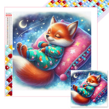 Load image into Gallery viewer, Sleeping Little Fox 30*30CM(Picture) Full Square Drill Diamond Painting
