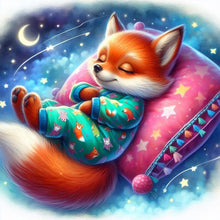 Load image into Gallery viewer, Sleeping Little Fox 30*30CM(Picture) Full Square Drill Diamond Painting
