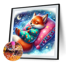 Load image into Gallery viewer, Sleeping Little Fox 30*30CM(Picture) Full Square Drill Diamond Painting
