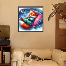 Load image into Gallery viewer, Sleeping Little Fox 30*30CM(Picture) Full Square Drill Diamond Painting
