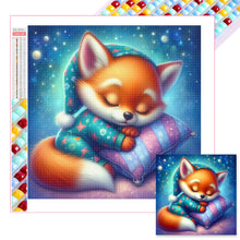 Load image into Gallery viewer, Sleeping Little Fox 30*30CM(Picture) Full Square Drill Diamond Painting
