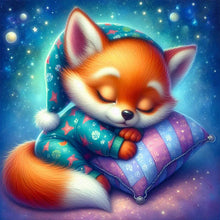 Load image into Gallery viewer, Sleeping Little Fox 30*30CM(Picture) Full Square Drill Diamond Painting
