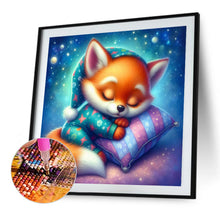 Load image into Gallery viewer, Sleeping Little Fox 30*30CM(Picture) Full Square Drill Diamond Painting
