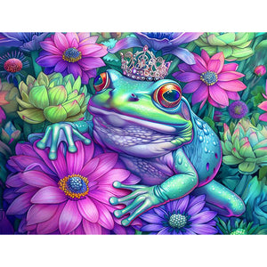 Frog 40*30CM(Picture) Full Square Drill Diamond Painting