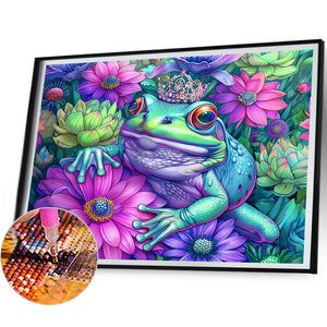 Frog 40*30CM(Picture) Full Square Drill Diamond Painting