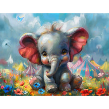 Load image into Gallery viewer, Elephant 40*30CM(Picture) Full Square Drill Diamond Painting
