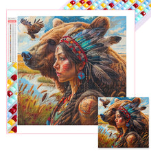 Load image into Gallery viewer, Big Bear 30*30CM(Picture) Full Square Drill Diamond Painting
