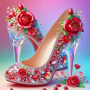 Fantasy High Heels 40*40CM(Canvas) Full Round Drill Diamond Painting