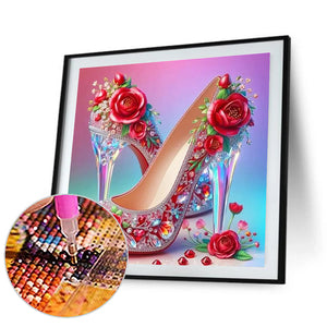 Fantasy High Heels 40*40CM(Canvas) Full Round Drill Diamond Painting