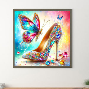 Fantasy High Heels 40*40CM(Canvas) Full Round Drill Diamond Painting