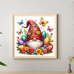 Easter Gnome 30*30CM(Canvas) Full Round Drill Diamond Painting