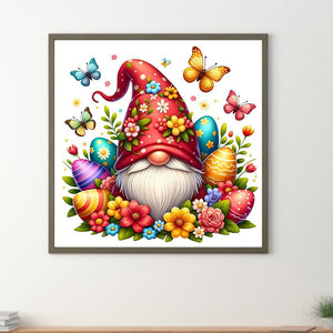 Easter Gnome 30*30CM(Canvas) Full Round Drill Diamond Painting