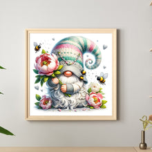 Load image into Gallery viewer, Flowers And Gnomes 30*30CM(Canvas) Full Round Drill Diamond Painting
