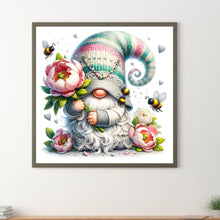 Load image into Gallery viewer, Flowers And Gnomes 30*30CM(Canvas) Full Round Drill Diamond Painting
