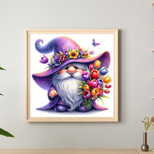 Load image into Gallery viewer, Tulips And Gnomes 30*30CM(Canvas) Full Round Drill Diamond Painting
