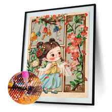 Load image into Gallery viewer, Ancient Cartoon Girl 40*50CM(Canvas) Full Round Drill Diamond Painting
