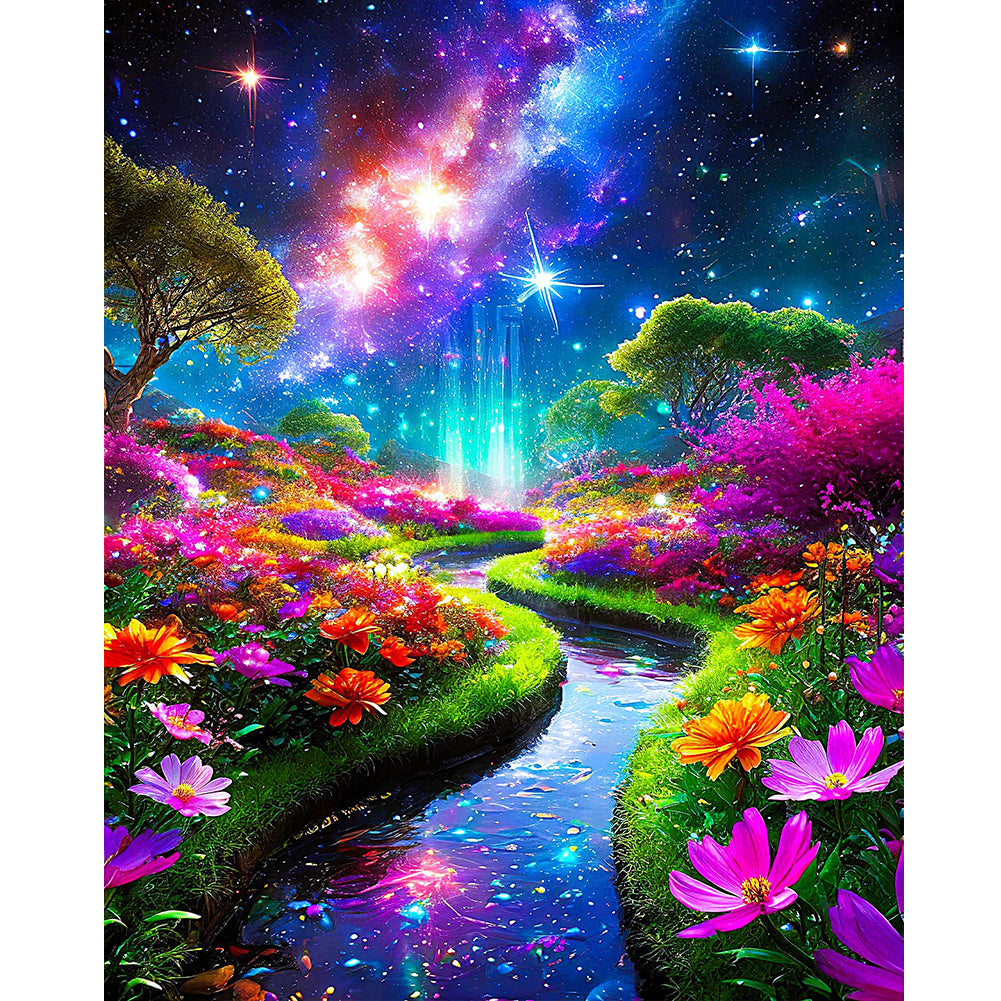 Fantasy Forest 40*50CM(Canvas) Full Round Drill Diamond Painting