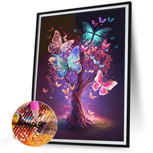 Load image into Gallery viewer, Butterfly Tree 40*50CM(Picture) Full AB Round Drill Diamond Painting
