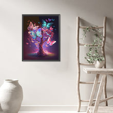 Load image into Gallery viewer, Butterfly Tree 40*50CM(Picture) Full AB Round Drill Diamond Painting
