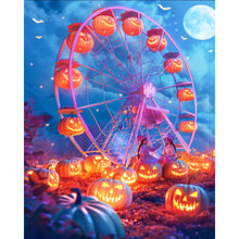 Load image into Gallery viewer, Jack-O&#39;-Lantern Ferris Wheel 40*50CM(Picture) Full AB Round Drill Diamond Painting
