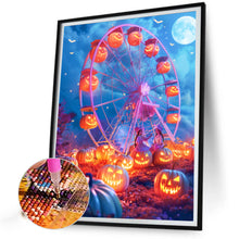 Load image into Gallery viewer, Jack-O&#39;-Lantern Ferris Wheel 40*50CM(Picture) Full AB Round Drill Diamond Painting
