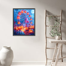 Load image into Gallery viewer, Jack-O&#39;-Lantern Ferris Wheel 40*50CM(Picture) Full AB Round Drill Diamond Painting
