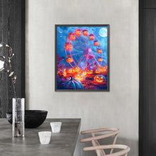 Load image into Gallery viewer, Jack-O&#39;-Lantern Ferris Wheel 40*50CM(Picture) Full AB Round Drill Diamond Painting
